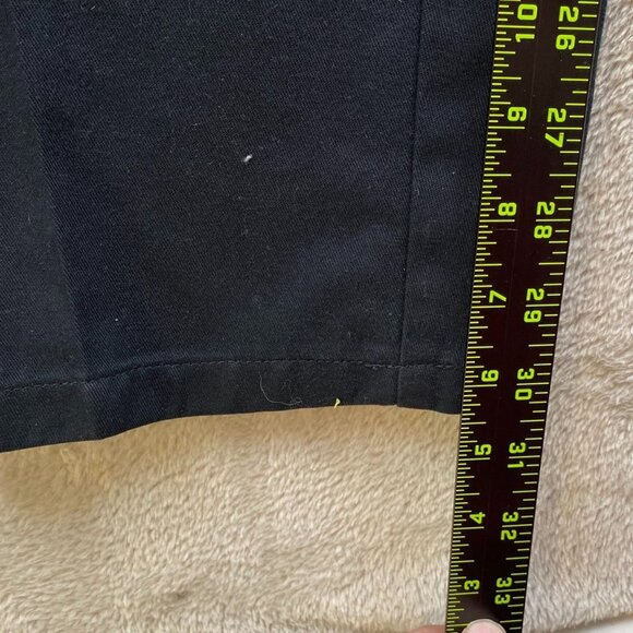 Dockers Men's Pants Size 36x32 Classic Straight Flat Front Casual Black Cotton - Picture 4 of 11